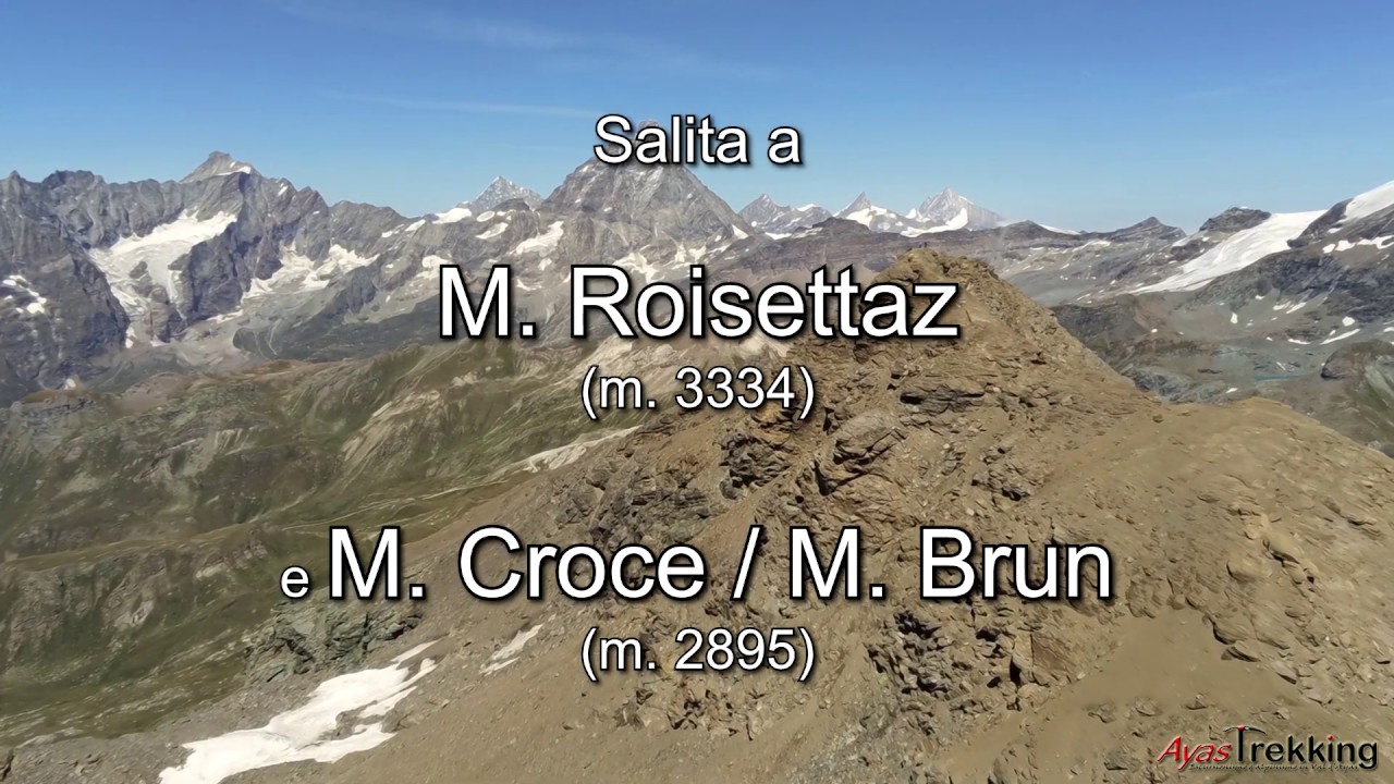 Salita a M. Roisettaz e M. Croce da Ayas/St.-Jacques
