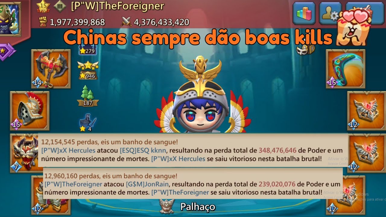 1 BILHÃO DE PODER SÓ EM T4! Lords Mobile