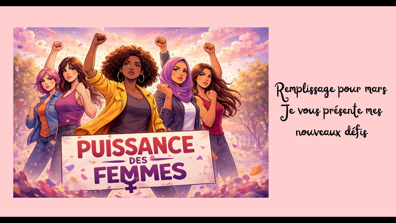 Organisation financière : remplissage pour mars (860€) et présentation de mes défis