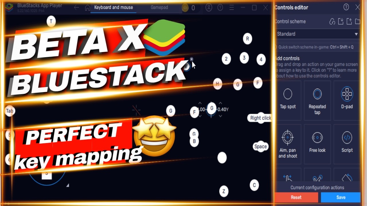 Beta X bluestack keymaping Glitch fix 😊