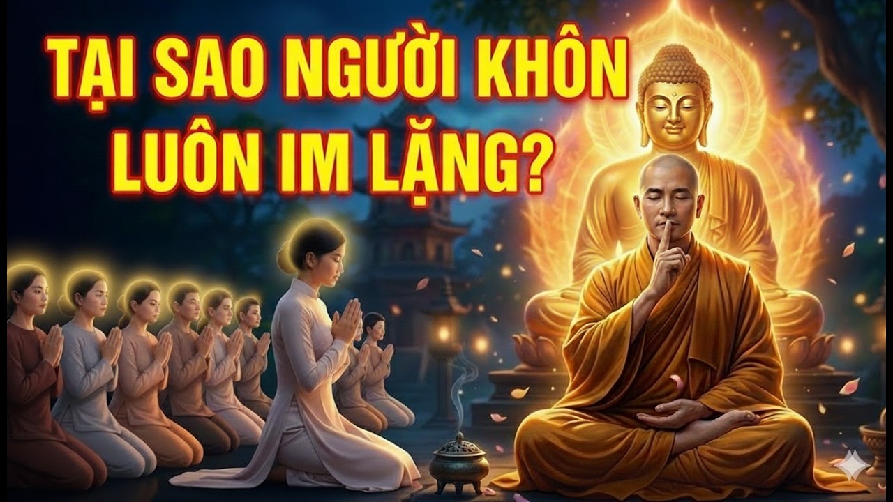 👂☸️Tại Sao Người Khôn Luôn Im Lặng? Càng Ngẫm Càng Thấm Lời Phật Dạy Để Đổi Vận | Triết Lý Nhân Sinh