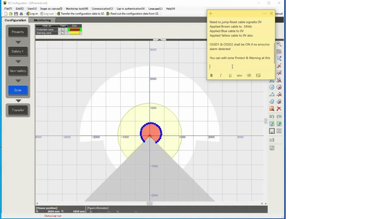 How to install & Configure Safety Scanner SZ 01S Keyence