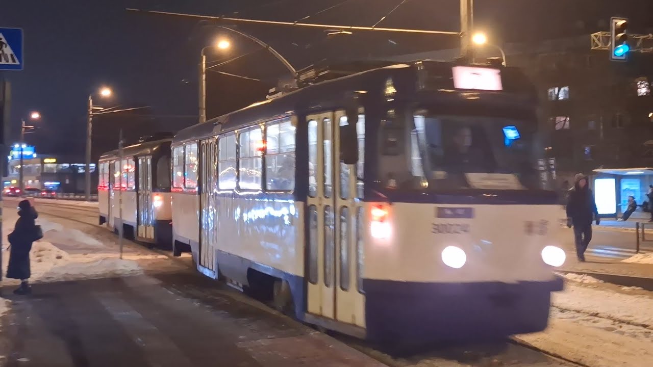 Tatra T3A- 30024 + 30035 Rušonu iela