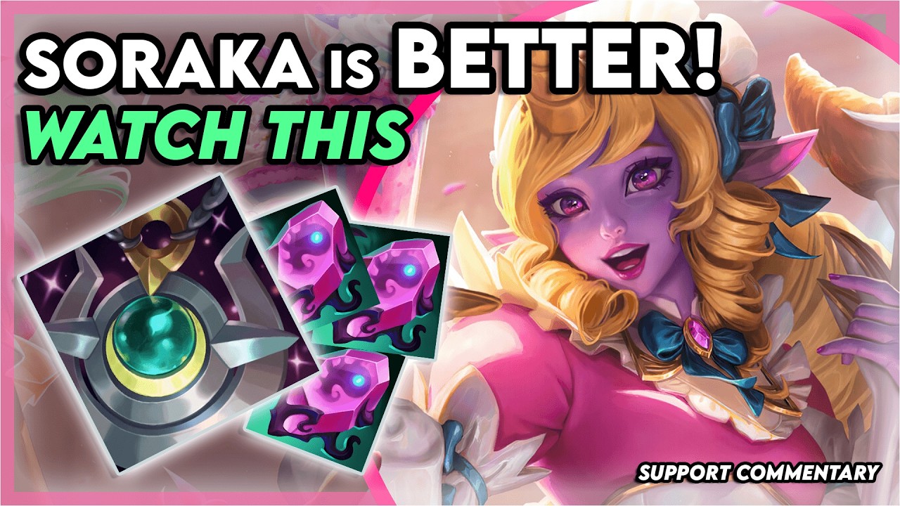 Soraka has to be the most CRINGE Support for LOW ELO.