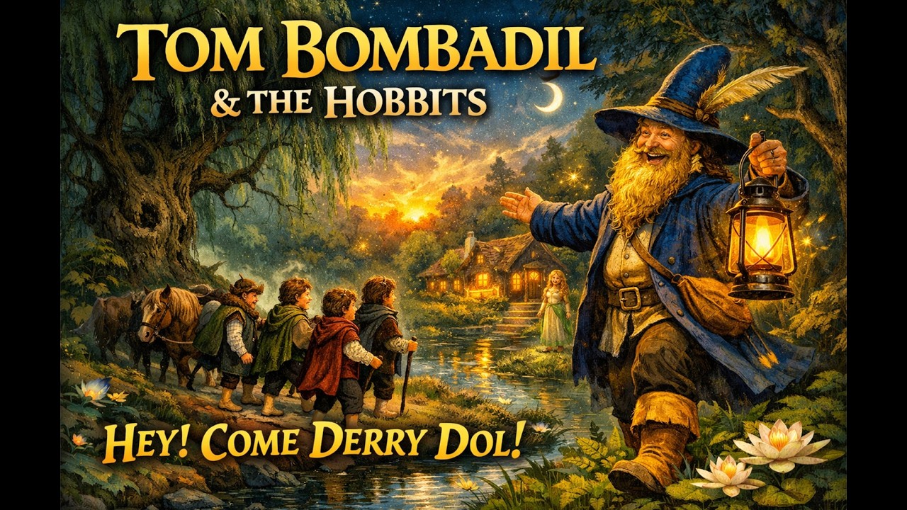 Tom Bombadil And Goldberry | Hop Along, My Little Friends, Up The Withywindle! #thehobbit #hobbit