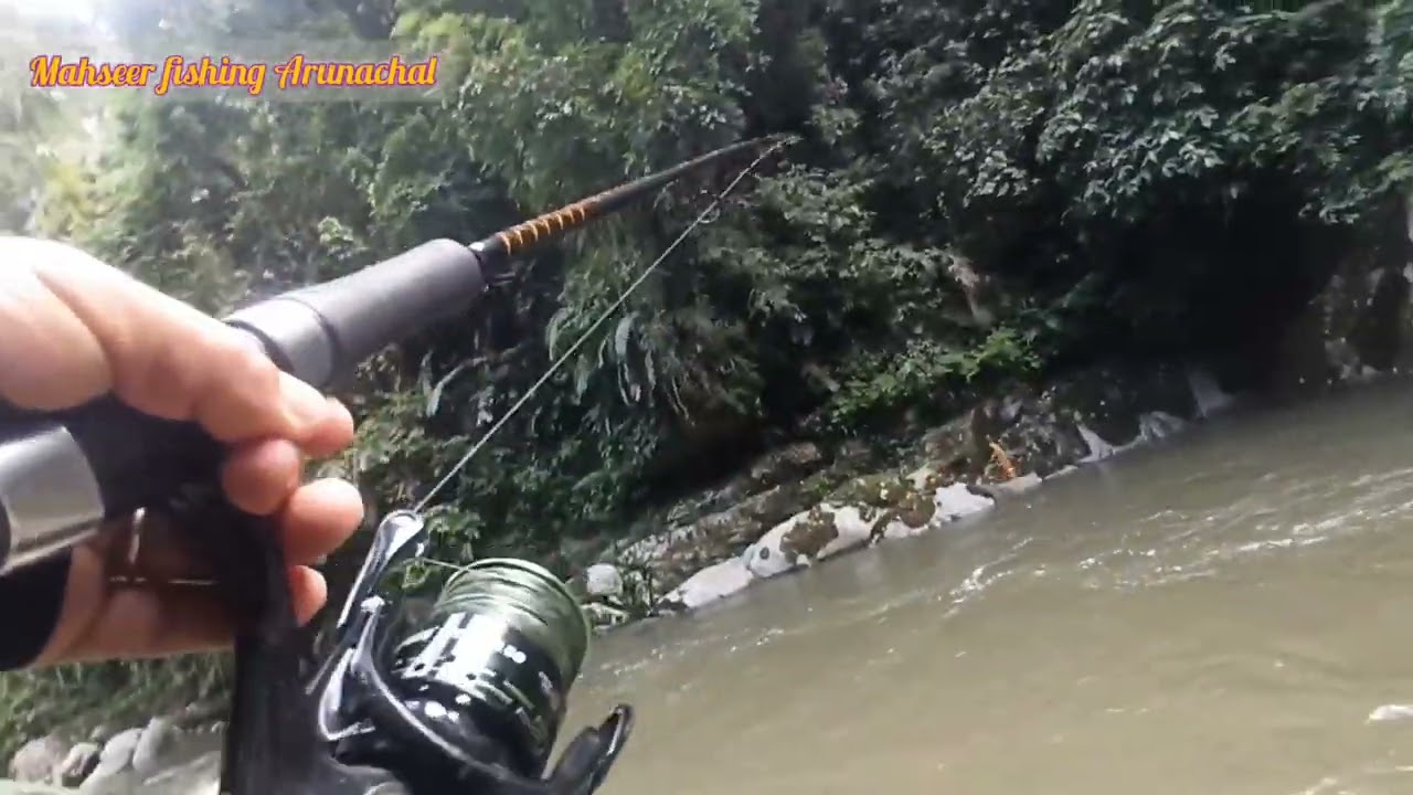Copper Mahseer Fishing, wild River, somewhere in Arunachal Pradesh, please must watch and enjoy😃#😃