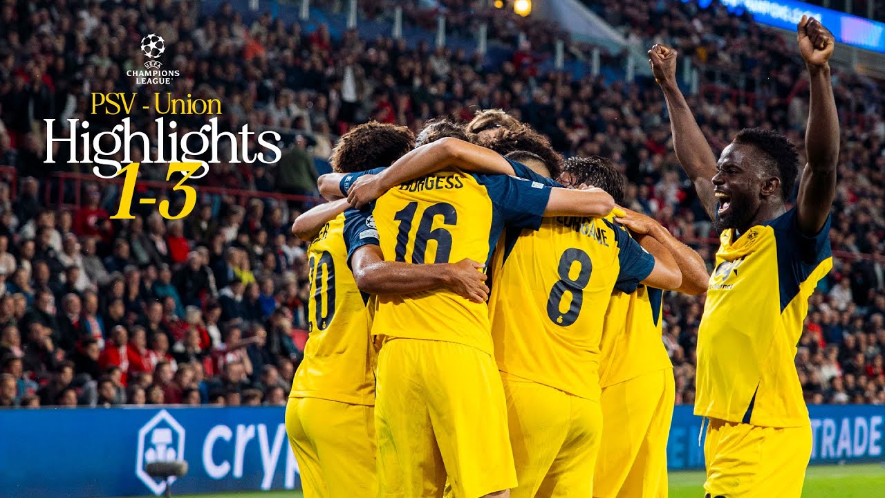 A 3-goal debut night in the UEFA Champions League! 🌟 | HIGHLIGHTS UCL : PSV - Union