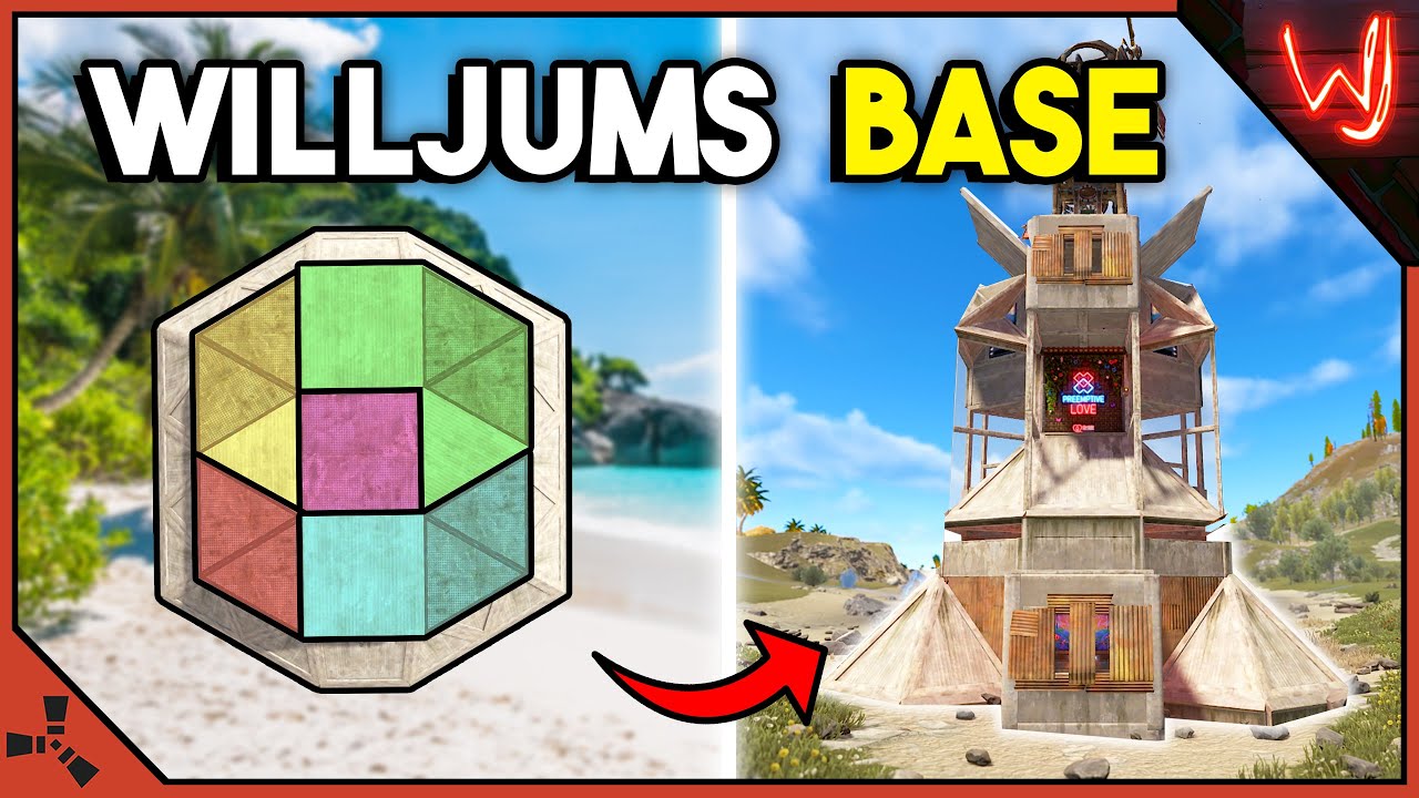 Willjum & Stevie's ULTIMATE Wizard Base - Rust Base Design - Solo/Duo/Trio (2025)