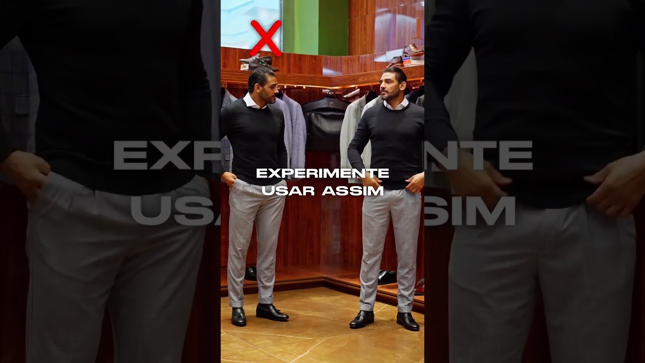 Como usar Camisa com Su&eacute;ter Masculino.