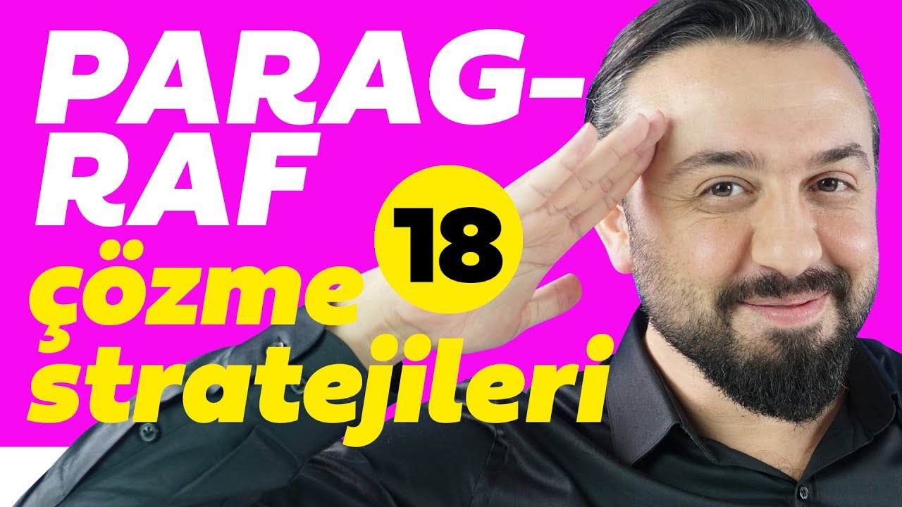 Paragraf Çözme Stratejileri 18 - 
