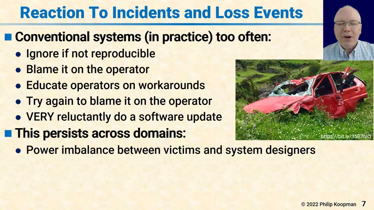 L127 07 Reaction To Incidents and Loss Events
