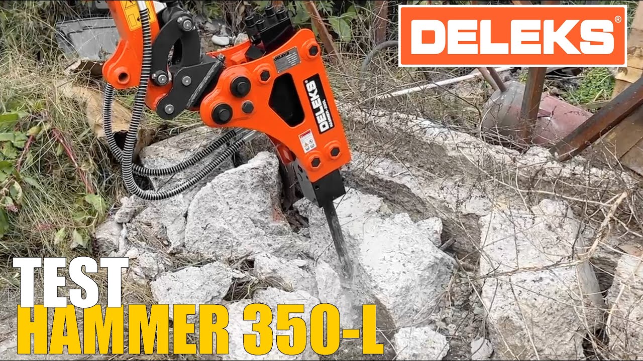 Martello demolitore idraulico HAMMER 350L DELEKS per miniescavatore