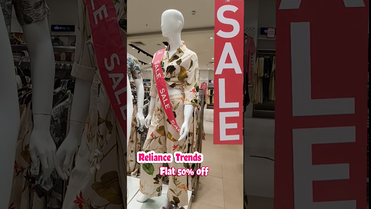 Reliance Trends Flat 50% Off #reliancetrends#reliancetrendsoffertoday#shopping#shorts#sale#ytshorts