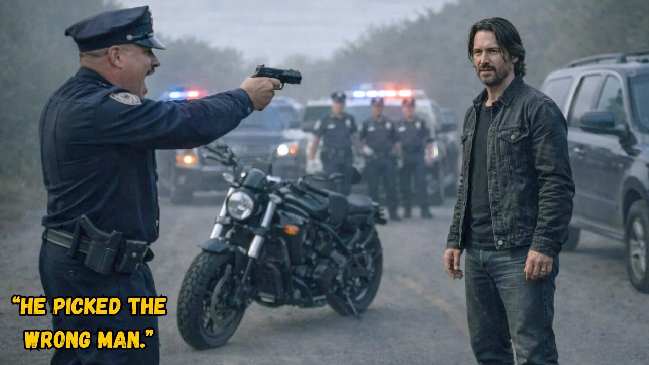 A COP PULLED A GUN ON KEANU REEVES — 5 MINUTES LATER, HE WAS THE ONE ARRESTED