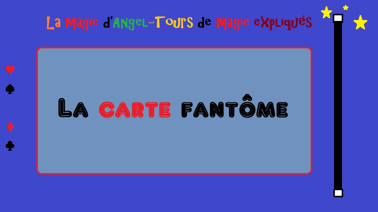 Tour de magie expliqué: La carte fantôme!