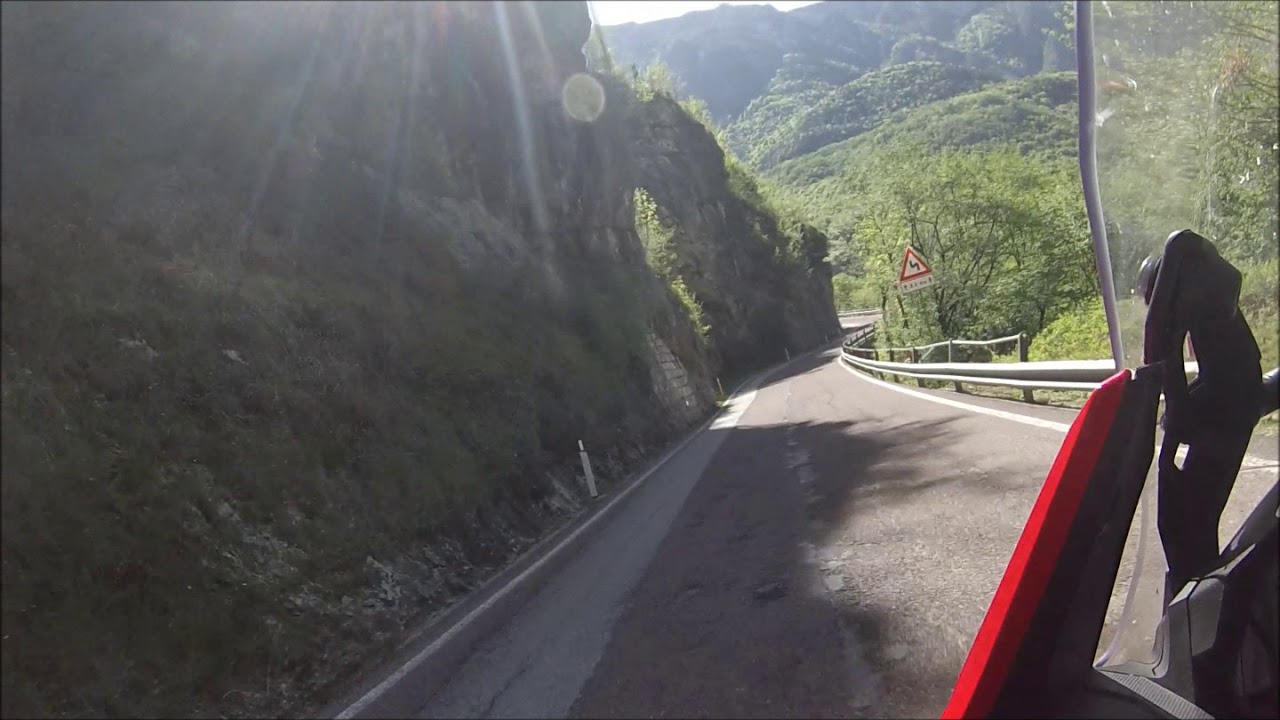 Honda Africa Twin Rovereto. Strada della Vallarsa