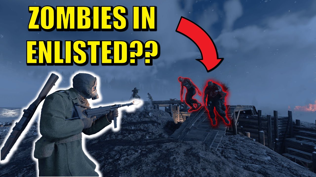 ZOMBIES IN ENLISTED?? | Enlisted Zombie Survival!