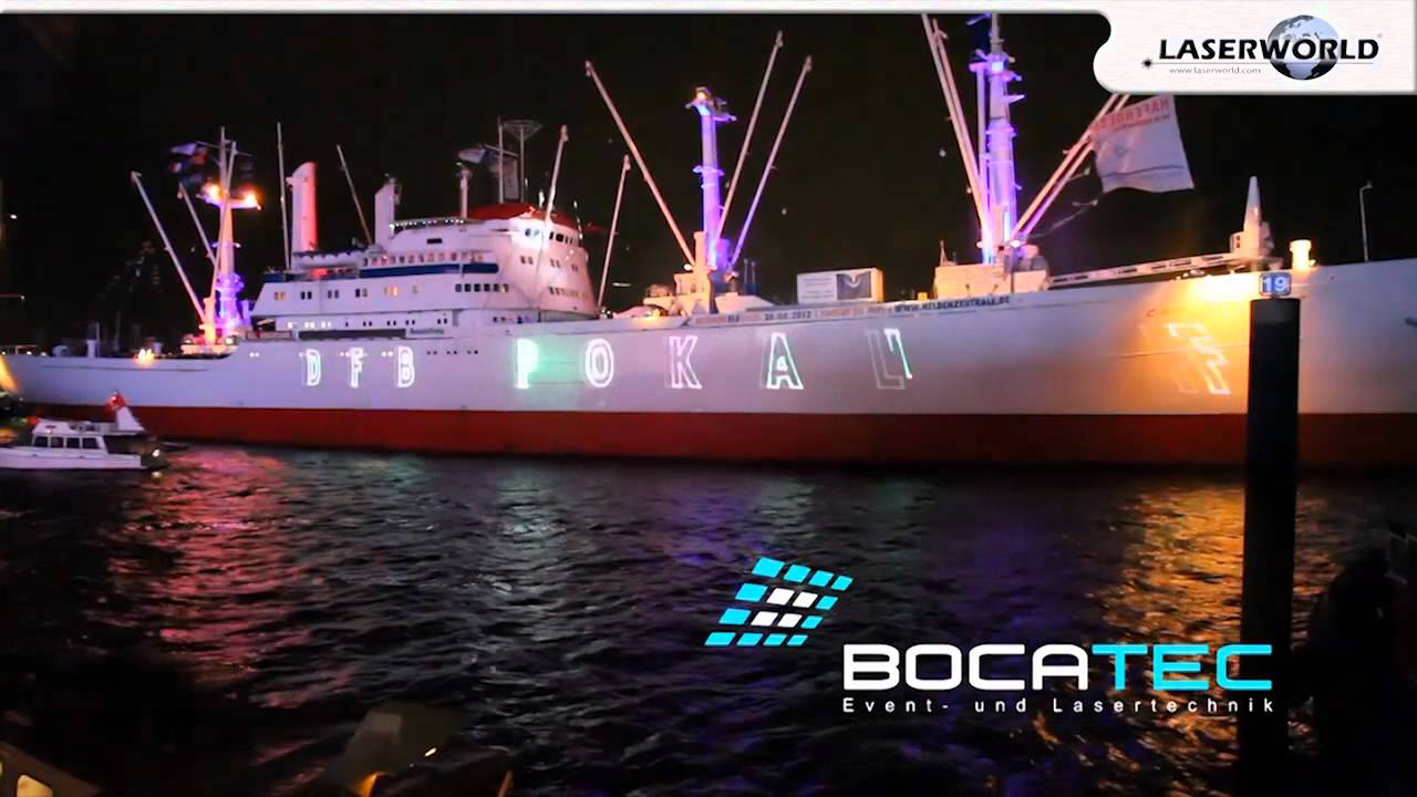 Laserprojektion - MS Cao San Diego | Bocatec | Laserworld