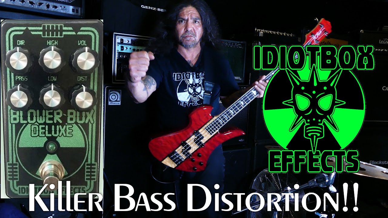IdiotBox Effects - Blower Box Deluxe, demo and review on BC Rich Bass