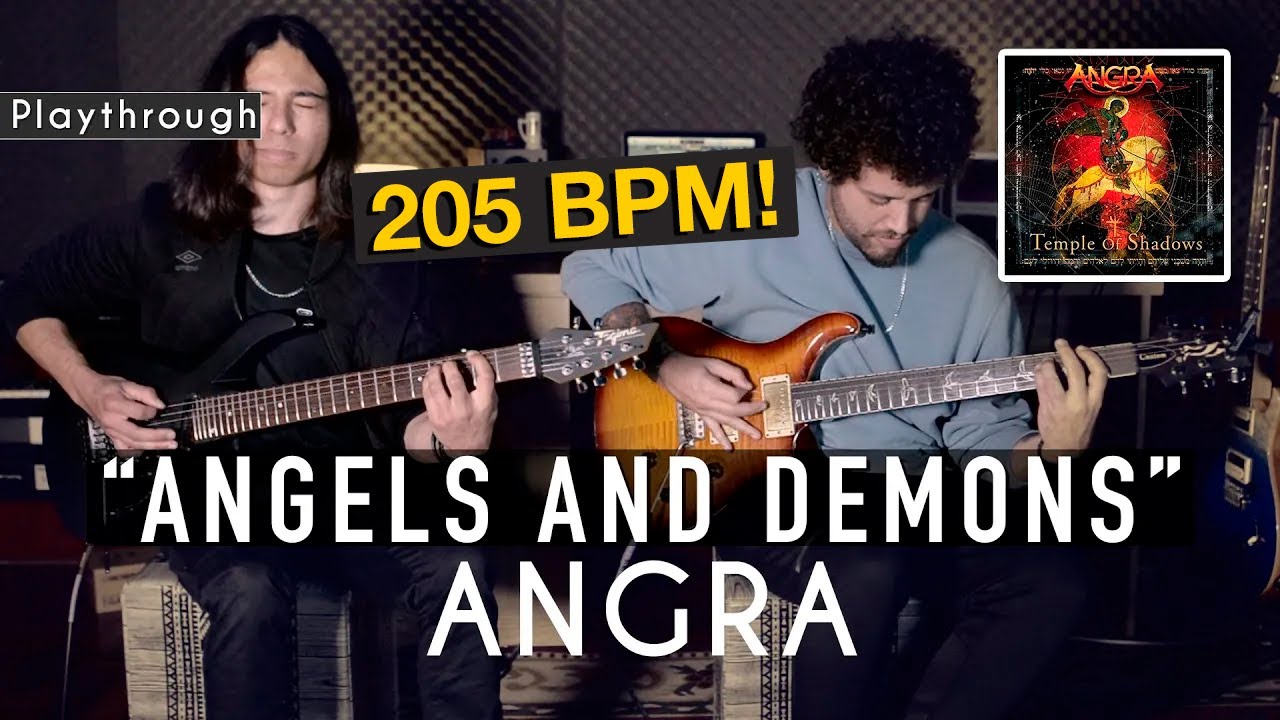 Angra - Angels and Demons | Playthrough (Guitar Cover)
