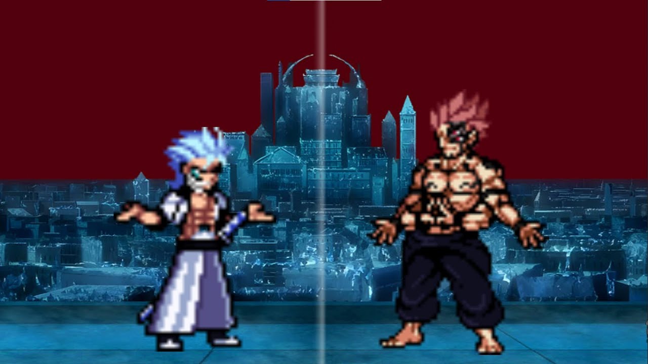 Grimmjow VS Sukuna Heian in M.U.G.E.N