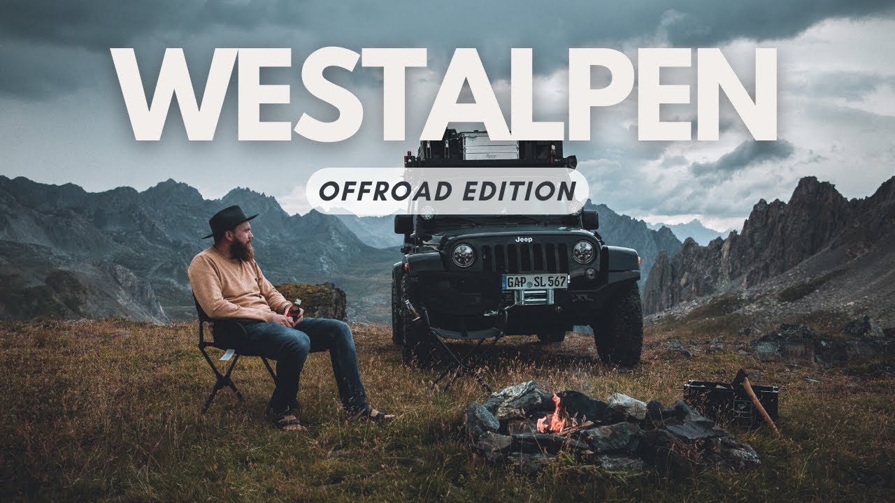 ROADTRIP MIT UNSEREM JEEP WRANGLER - WESTALPEN MAIRA STURA KAMMSTRASSE