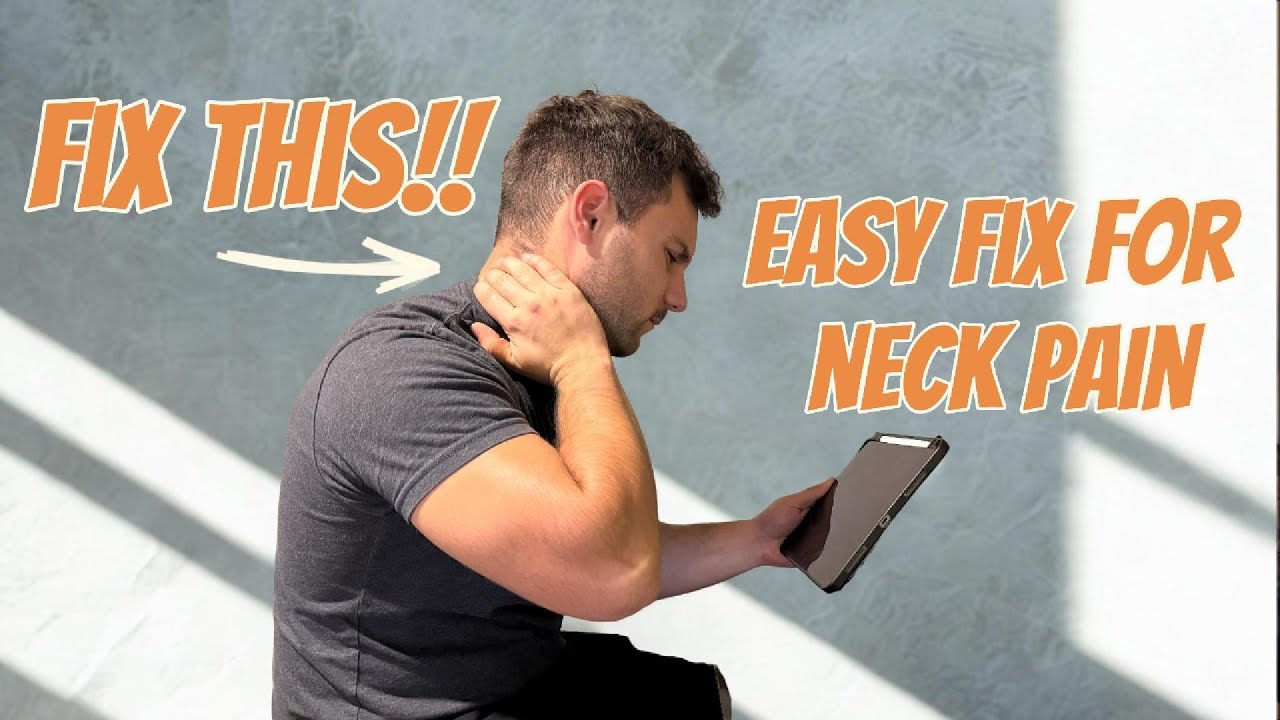 How to GET RID of STUBBORN NECK PAIN FOREVER