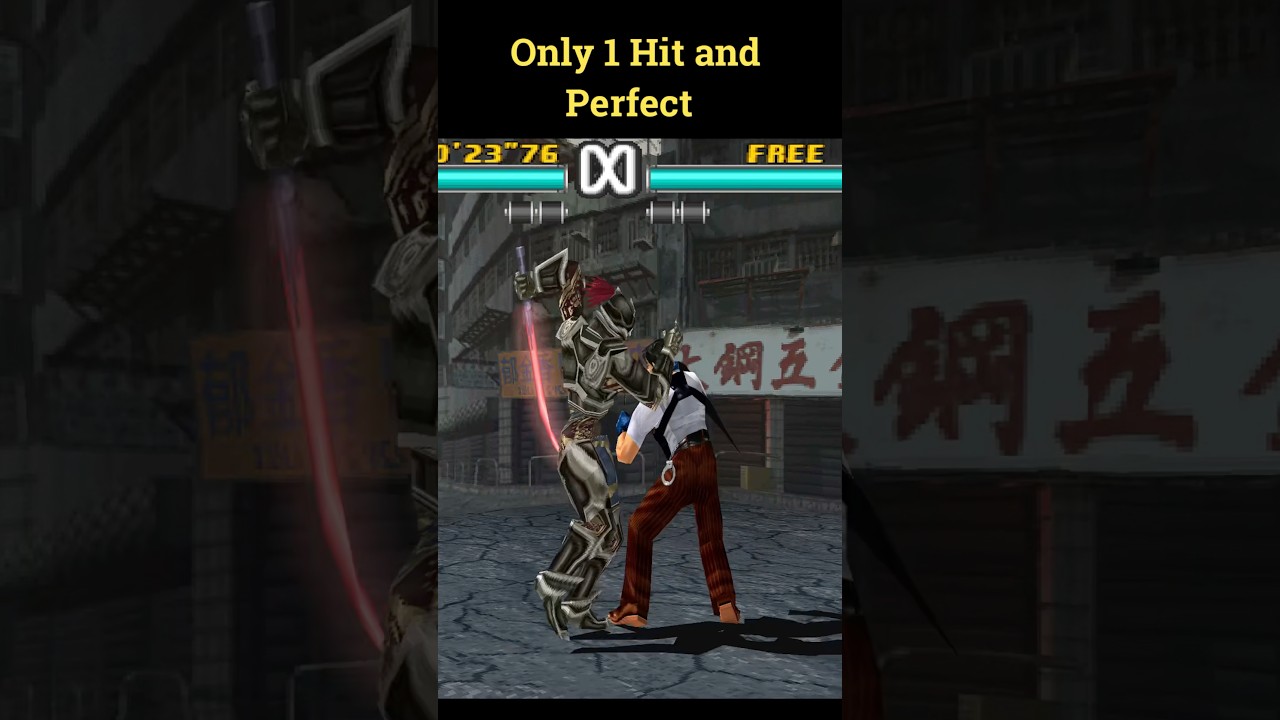 Один удар и идеальный приём в Tekken 3 #tekken3 #втренде #хайлайты #гейминг