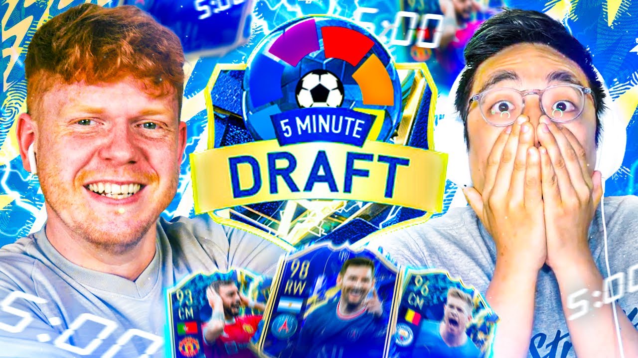 THE CRAZIEST UPGRADES YET!? 5 MINUTE FUT DRAFT VS @Itsitsjames - FIFA 22