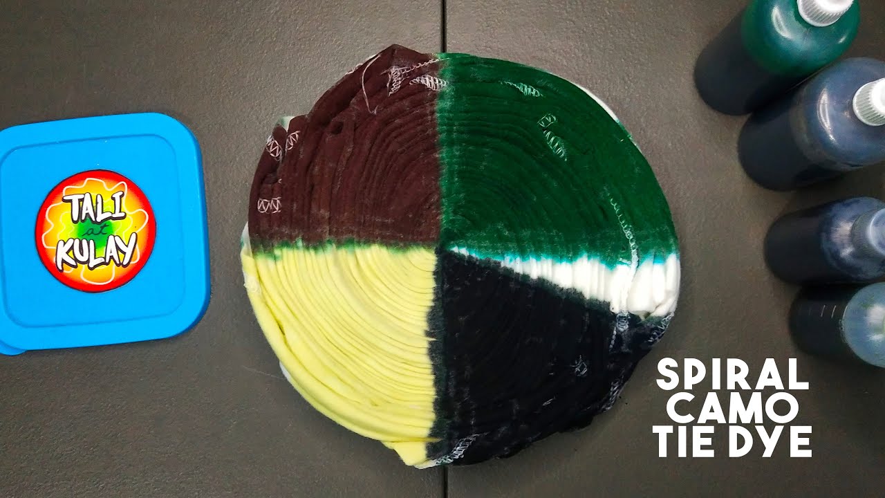 Spiral Camo Tie Dye by Tali at Kulay
