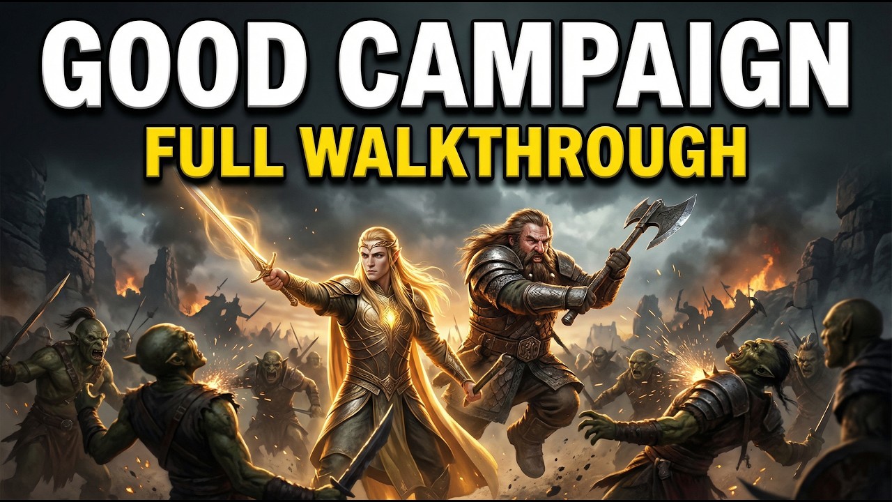 Fate of the Third Age Mod | Good Campaign Full Walkthrough (BFME2)