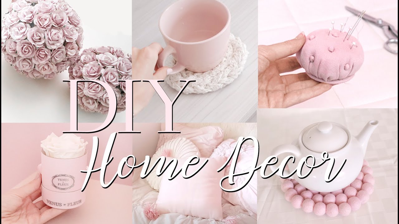 DIY HOME DECOR // Pink & Girly