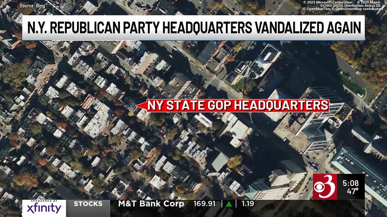 New York Republican Party headquarters vandalized again