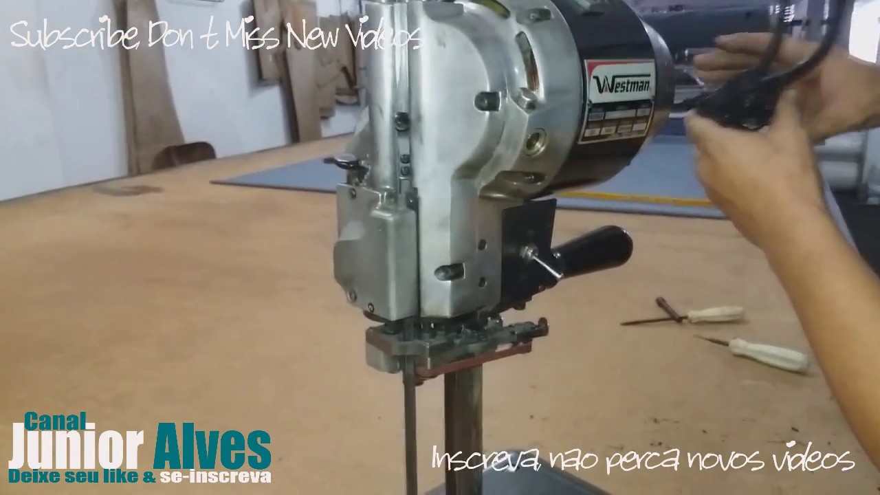 como trocar a faca da maquina de corte