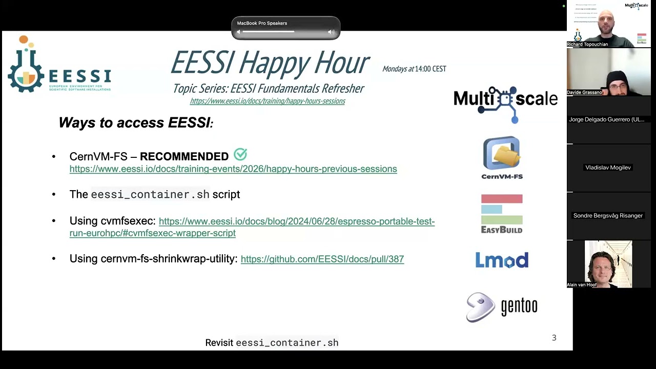 EESSI Happy Hour (2 Feb 2026) - Accessing EESSI via Apptainer