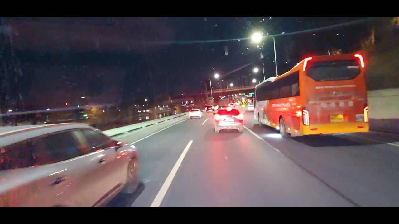 25.01.23 06:05 월릉교 동부간선도로 용비교 서울의 이른아침