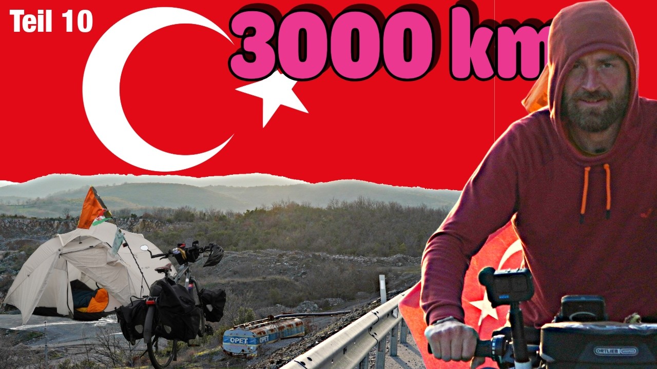 Ich bin alleine mit dem Fahrrad in die Türkei gefahren 🇹🇷 | Teil 10 Fahrradweltreise VLOG