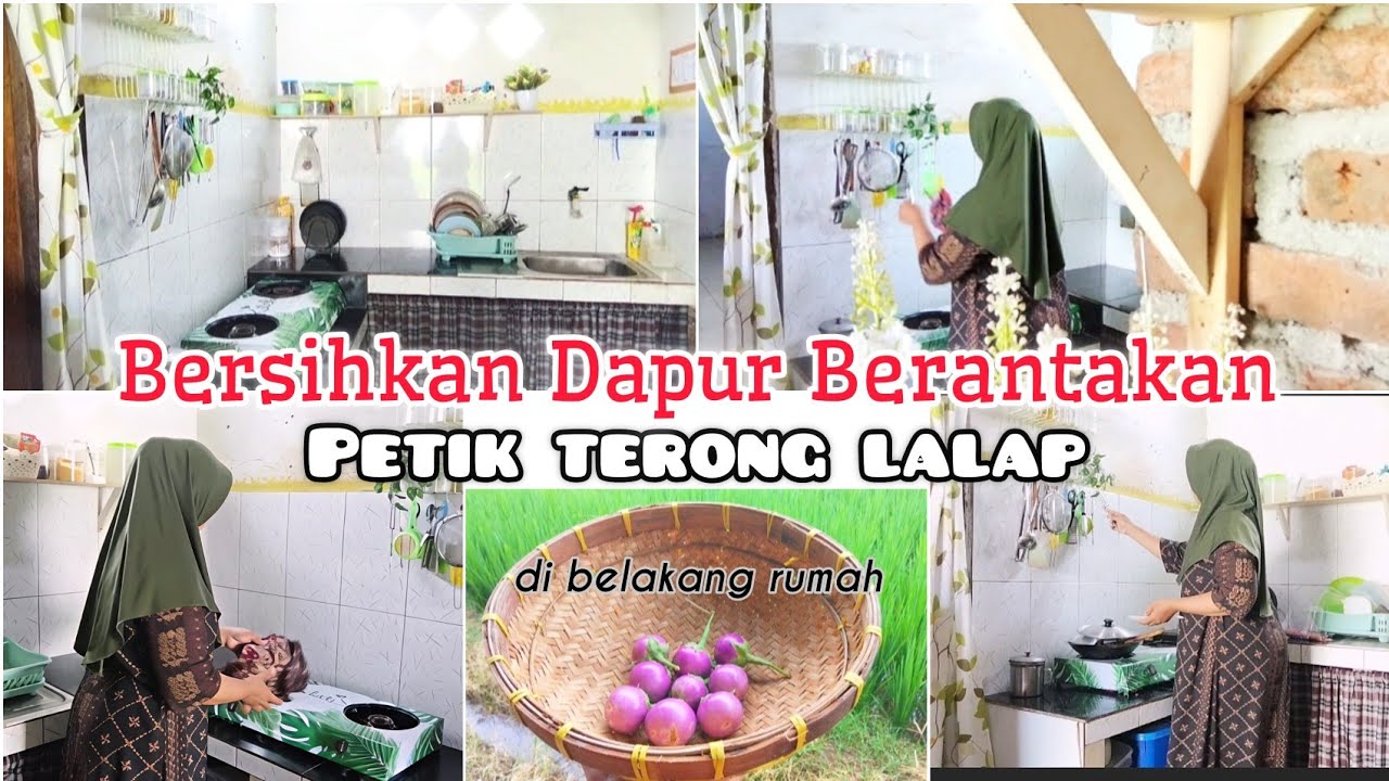bersih bersih dapur mini sederhana‼️