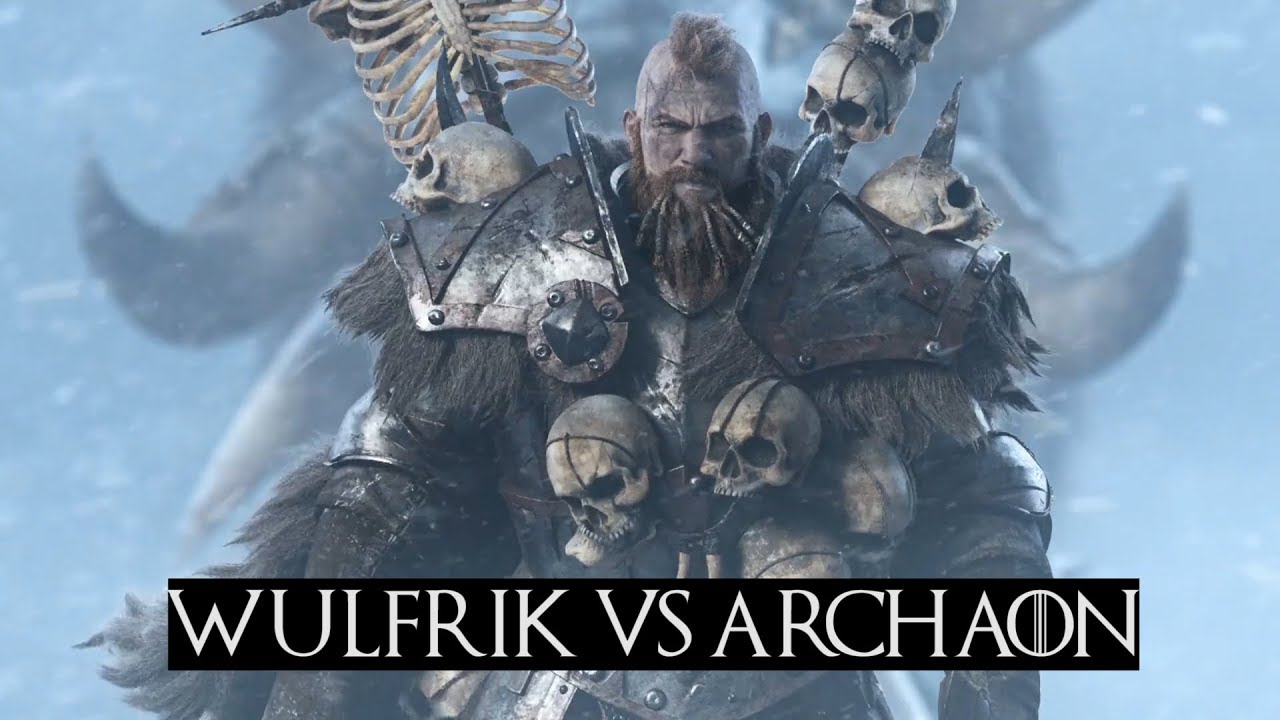 Wulfrik The Wanderer Vs Archaon Everchosen