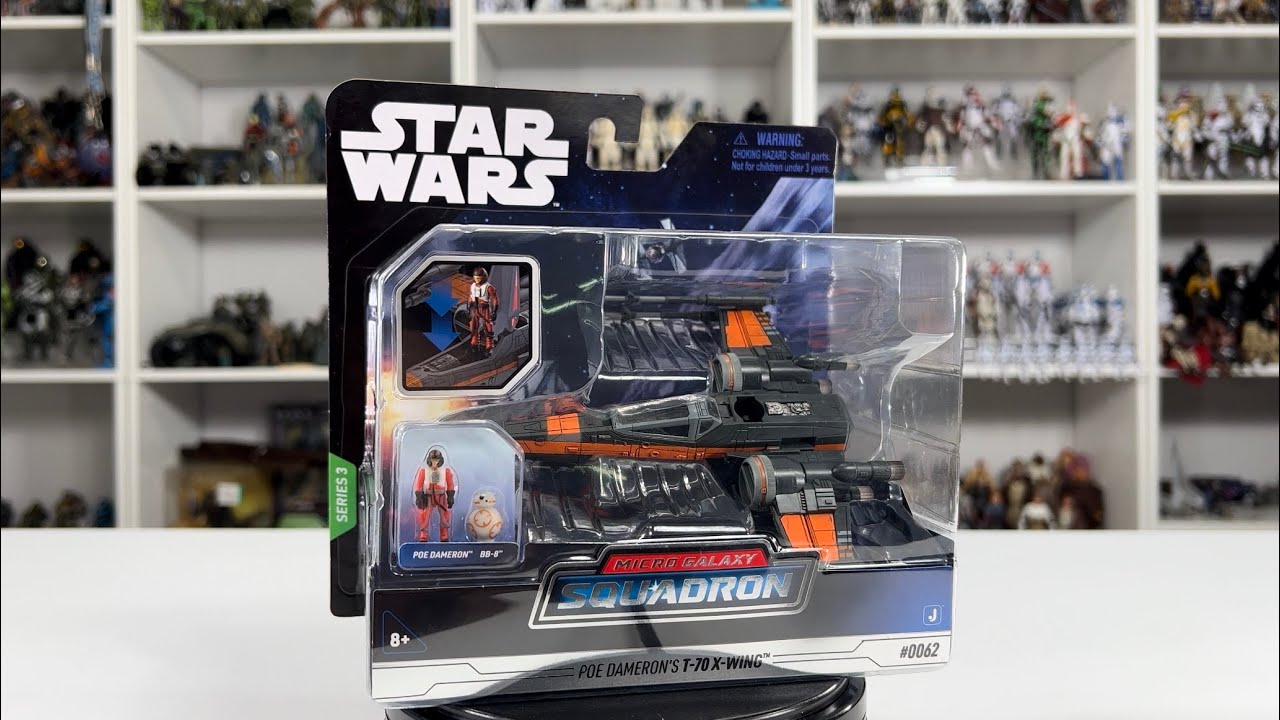Poe Dameron's T-70 X-Wing Micro Galaxy Squadron
