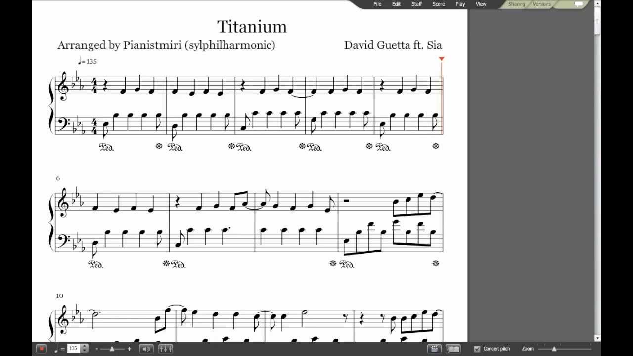 David Guetta - Titanium ft. Sia (Pianistmiri version)