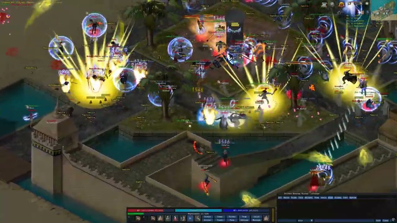 Conquer Online Classic Desert City War ( The enemy of my enemy is my friend )