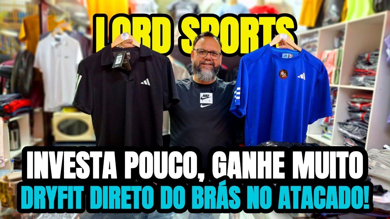 😱 CAMISAS DRYFIT A PARTIR DE R$22 NO BRÁS 💥 RENDA EXTRA GARANTIDA!