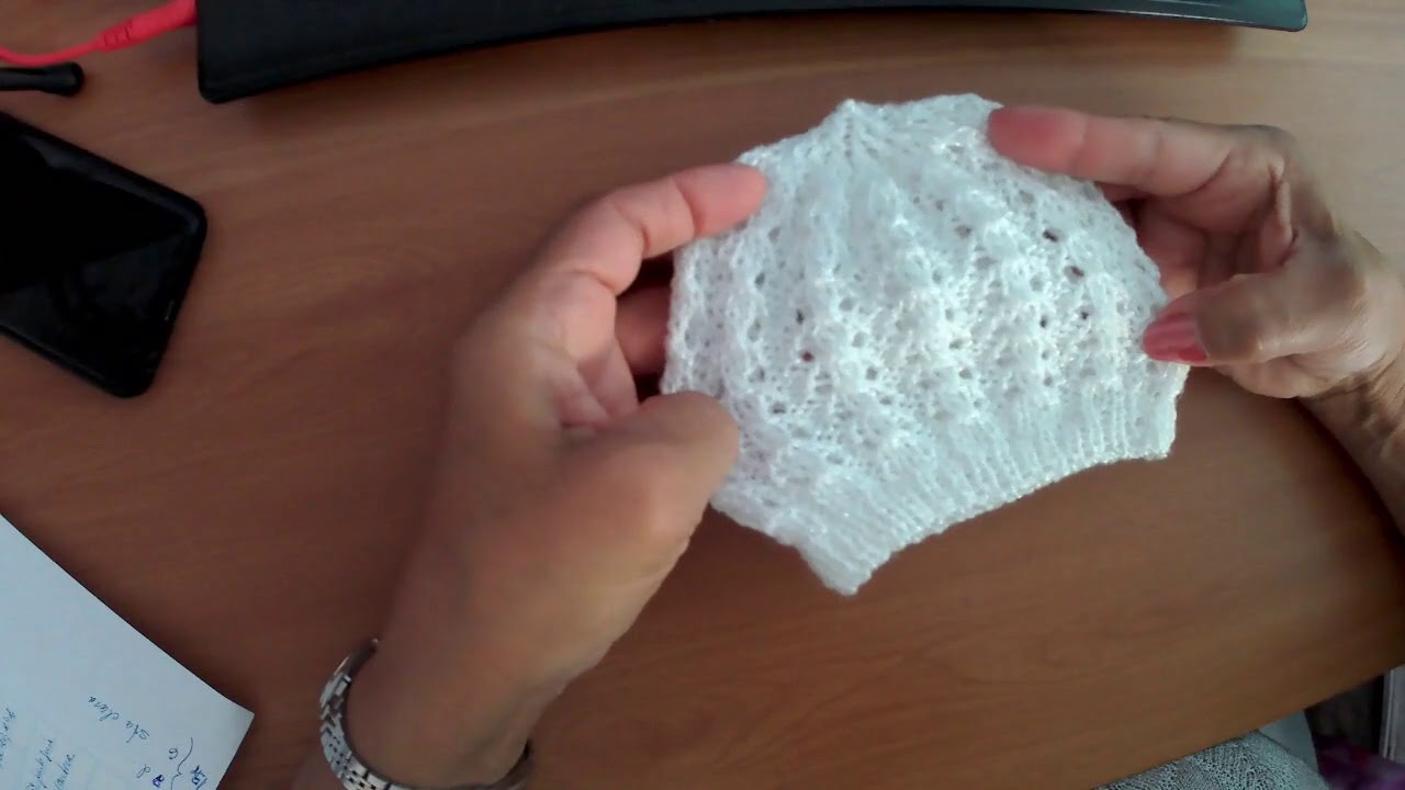 Cómo tejer GORRO para recién nacido. 👶