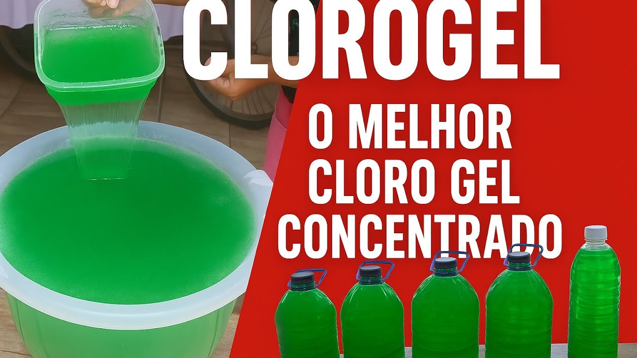 CLOROGEL – O MELHOR CLORO GEL!