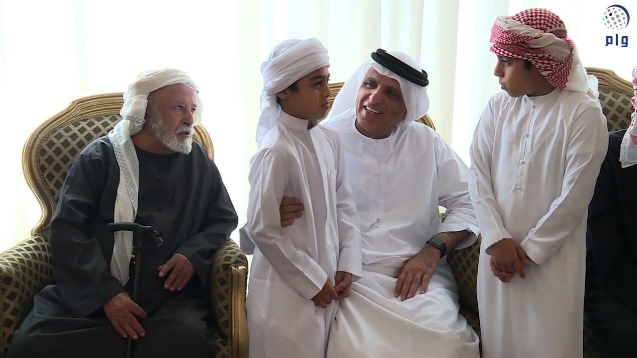 حاكم رأس الخيمة يقدم واجب العزاء في شهيد الوطن أحمد راشد  المزروعي.