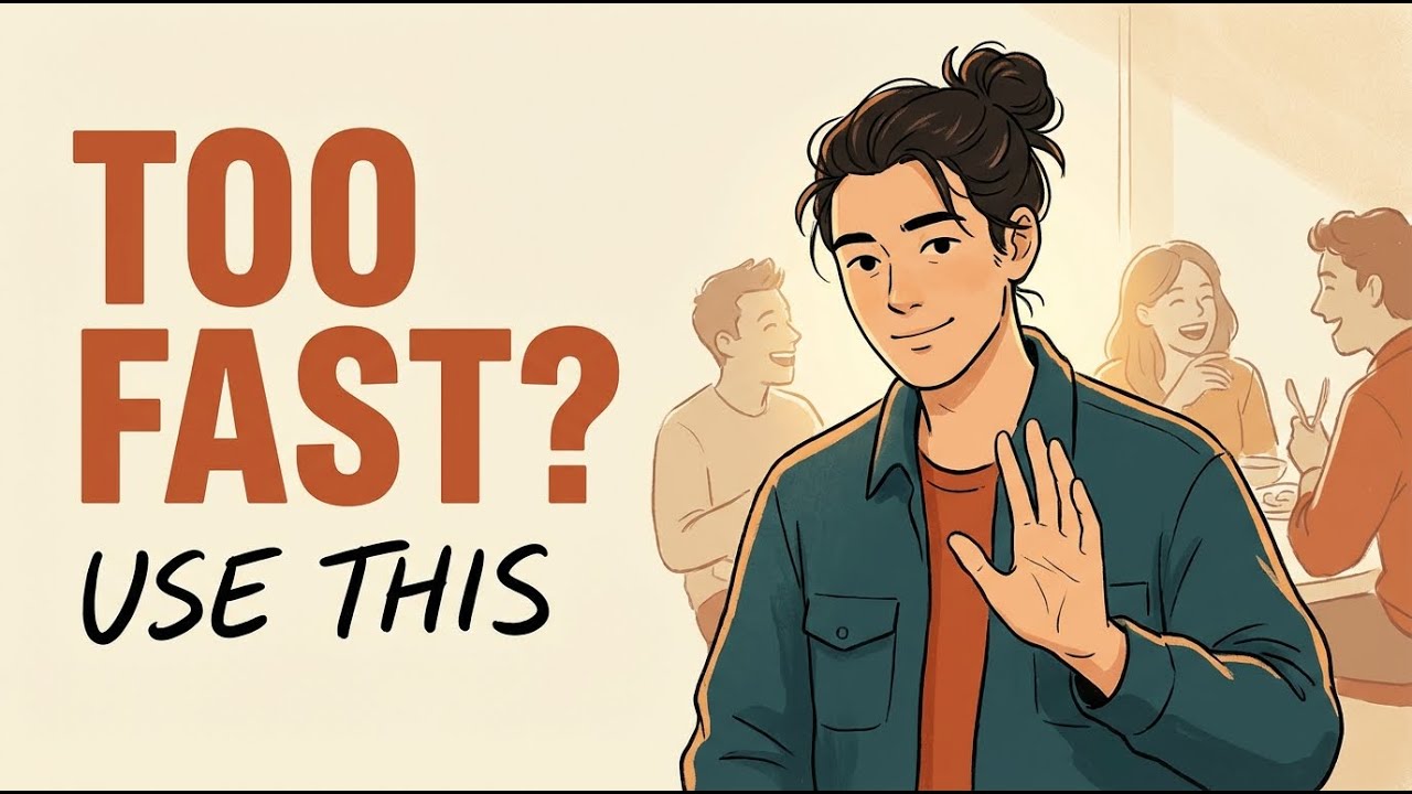 3 Phrases to Control Fast English Conversations (Don't Panic)