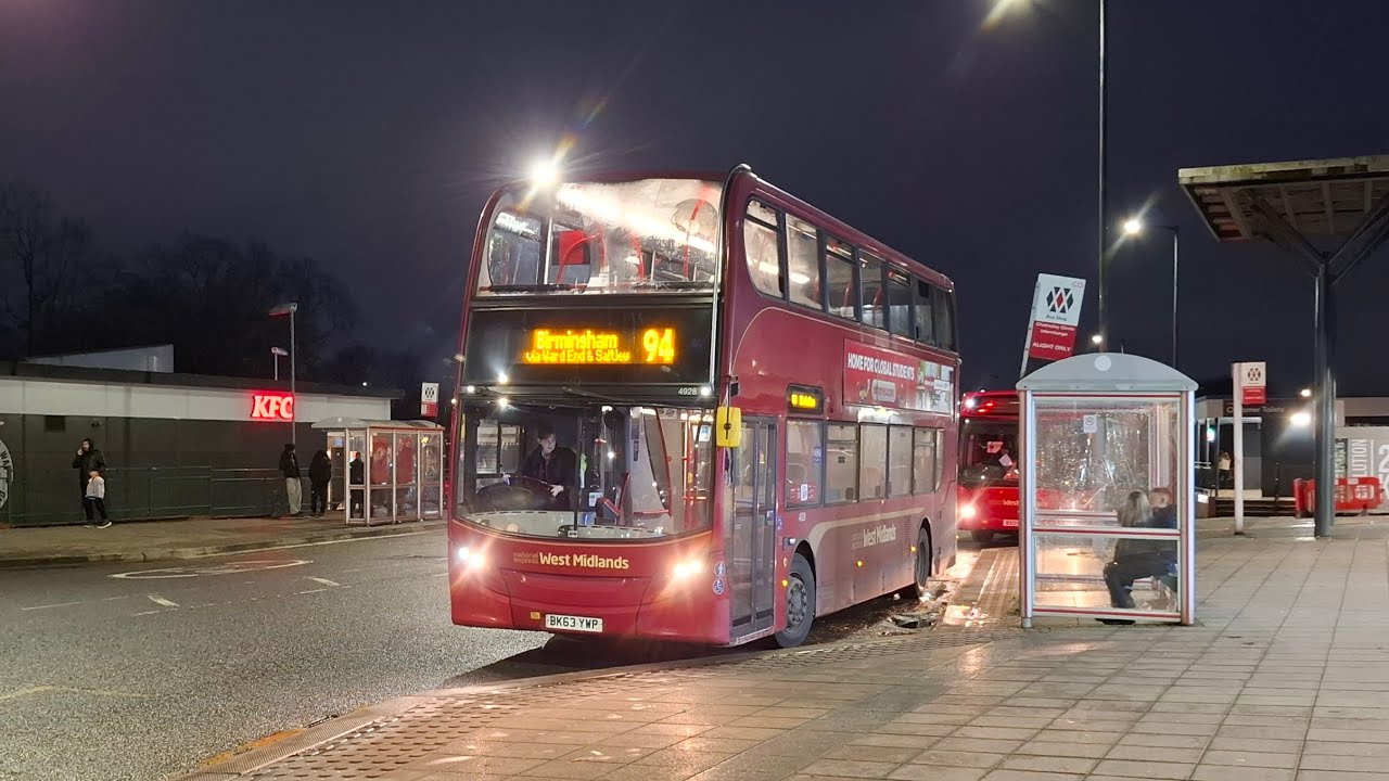 GORGEOUS ZF ECOLIFE | National Express 4928 BK63YWP ADL E40D Enviro400 ZF Euro5 | Route BC94/95