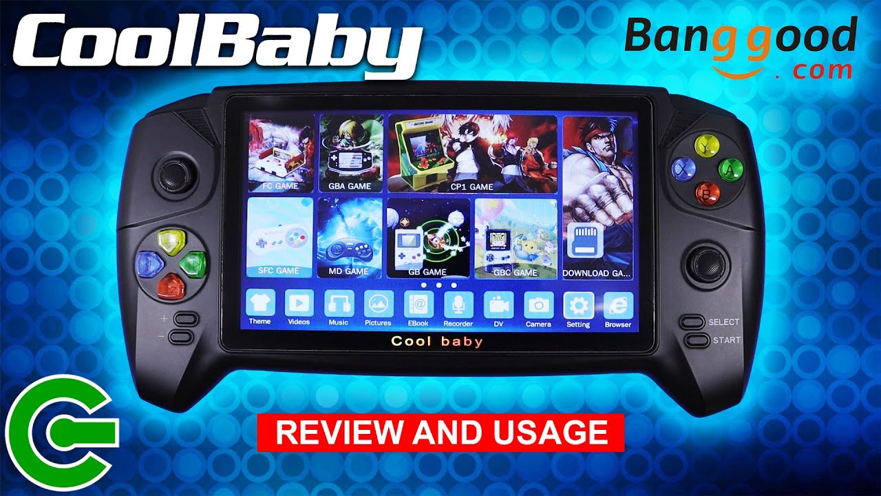 The Banggood Coolbaby RS-08 Retro Handheld Game Console : Review and Usage