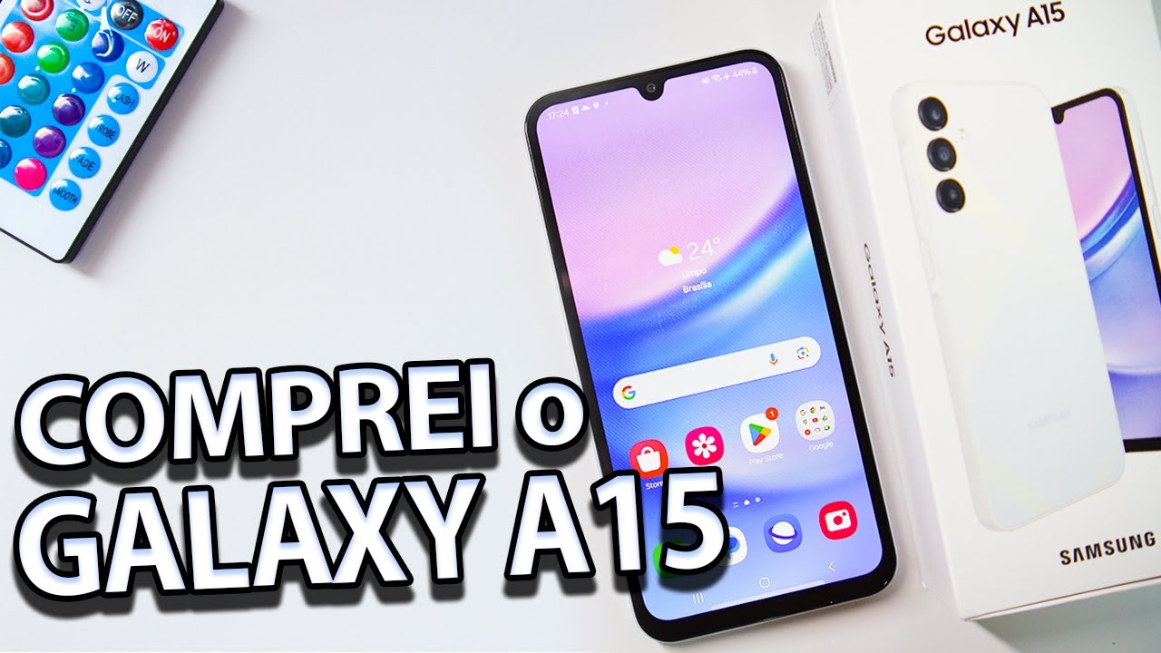 GALAXY A15 UNBOXING e PRIMEIRAS IMPRESSÕES | Rafael Nunes